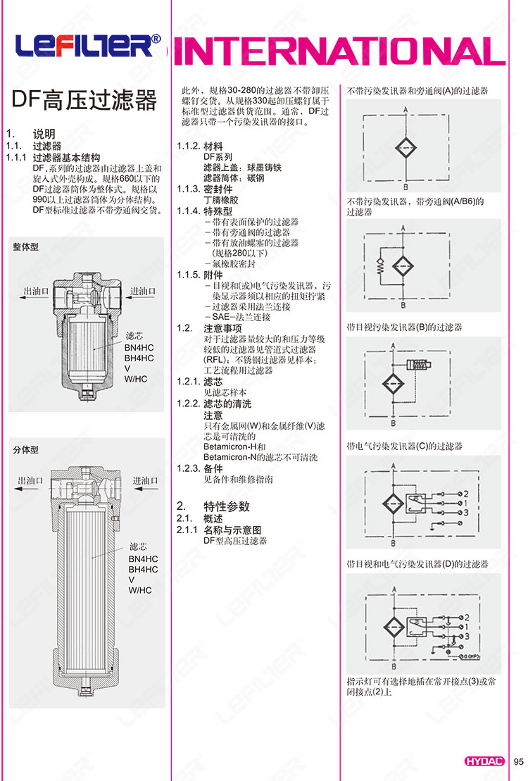 55世纪过滤器样本