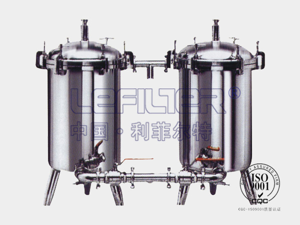 不锈钢双联水处置惩罚袋式过滤器